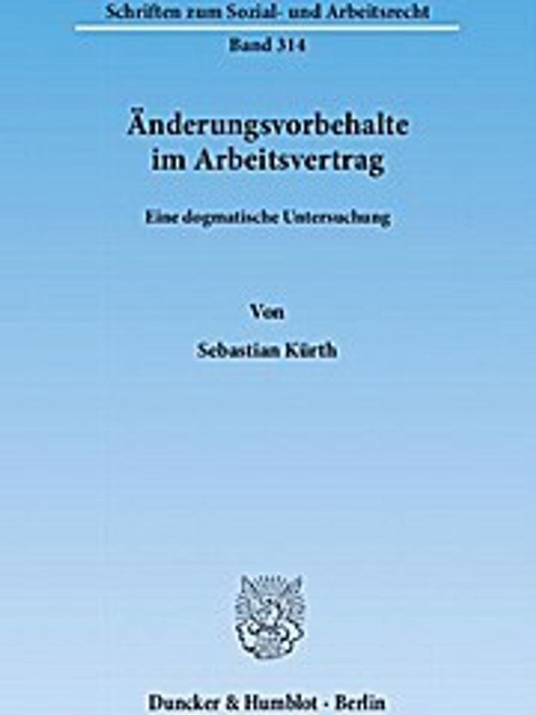 Änderungsvorbehalte im Arbeitsvertrag