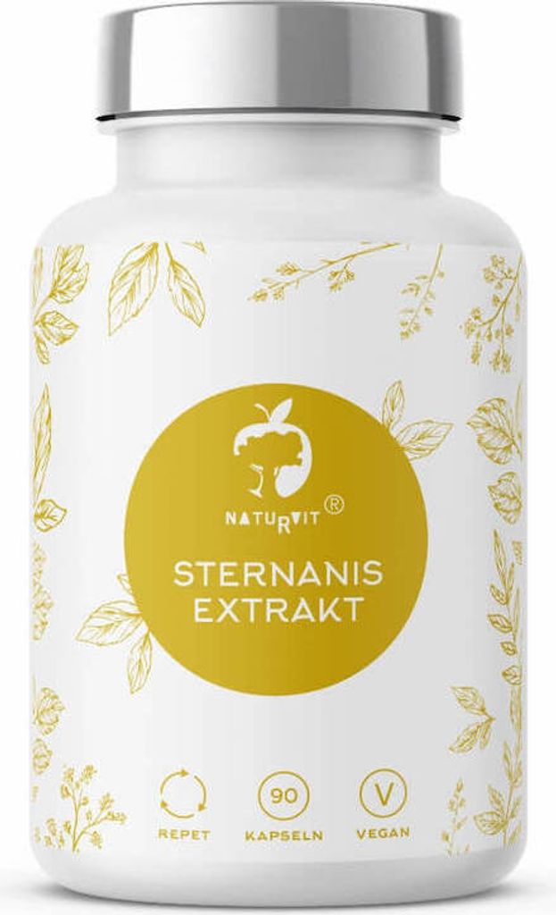 naturvit Sternanis Extrakt 90 Kapseln