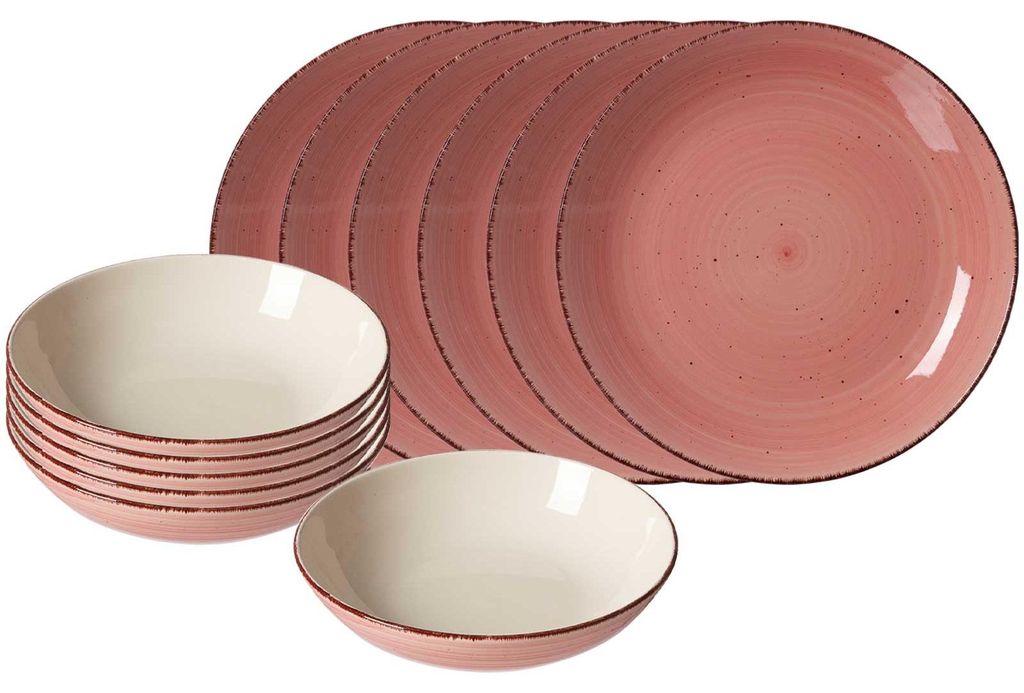 Ritzenhoff & Breker Happy Tafelservice 12-teilig rot Produktbild 