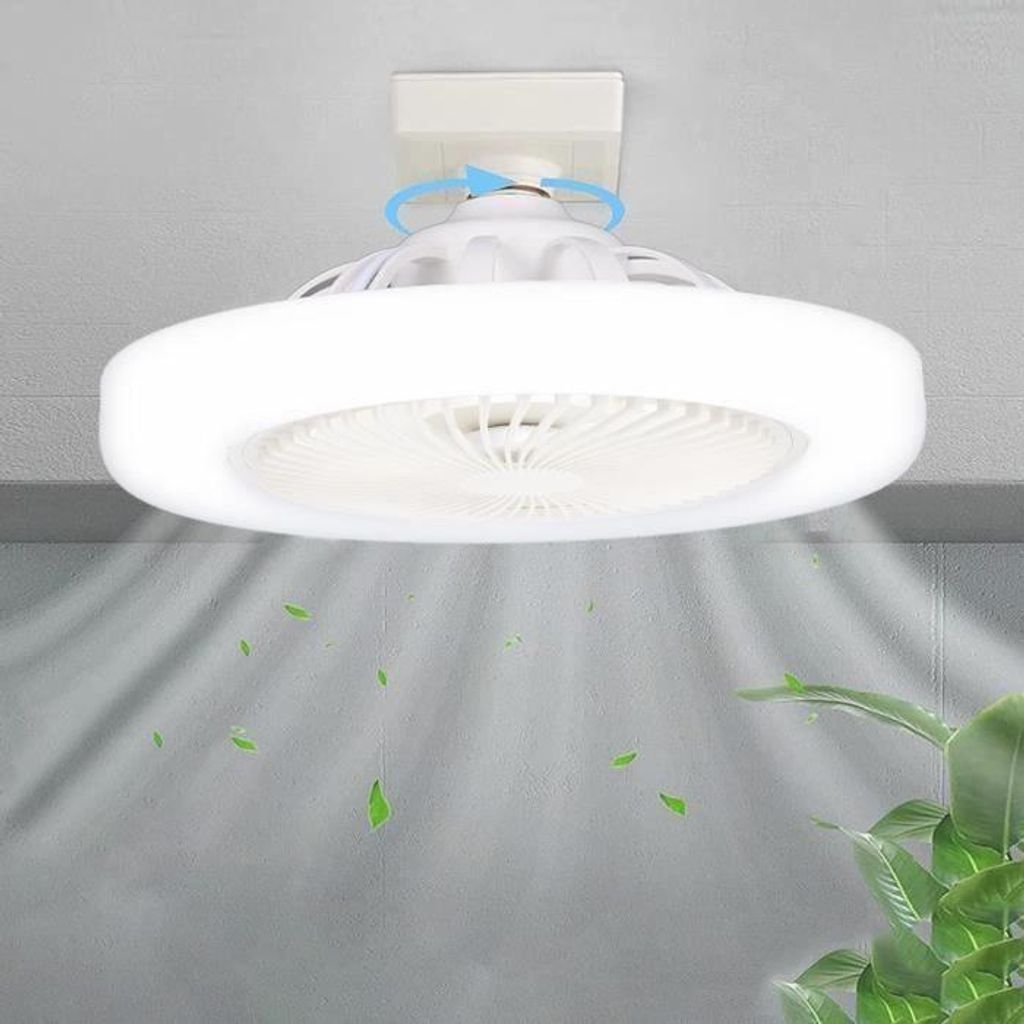 Geräuscharmer Deckenventilator mit 36-W-LED-Beleuchtung und Fernbedienung -
