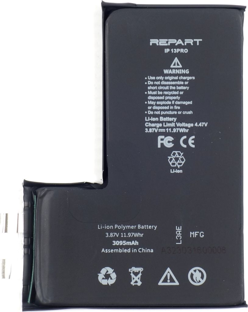 Tradebit Akku für Apple iPhone 13 Pro 3095mAh ohne BMS Produktbild 