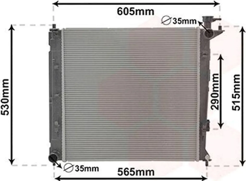 VAN WEZEL 83012710 Radiateur de refroidissement moteur pour KIA CARENS IV