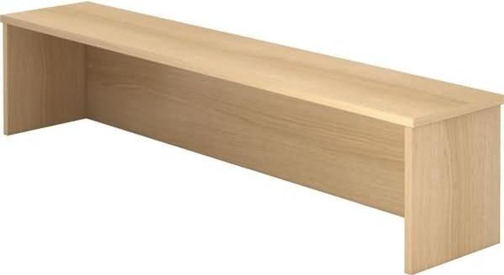 Thekenaufsatz, BxTxH 1600x320x350 mm, eiche