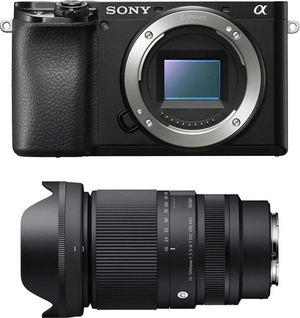 SONY ALPHA 6100 Nero + SIGMA 16-300mm f/3.5-6.7 DC OS Immagine del prodotto 