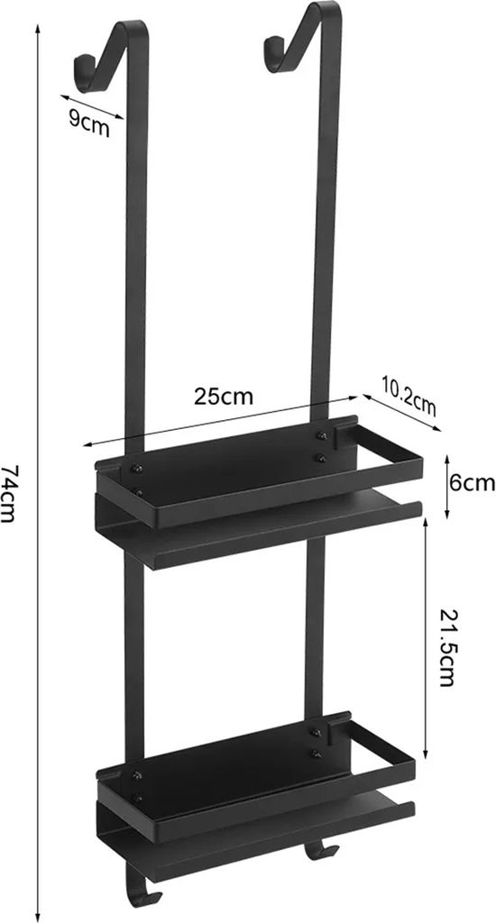 Duschablage zum Hängen Duschregal Hängen Duschkorb Produktbild 6