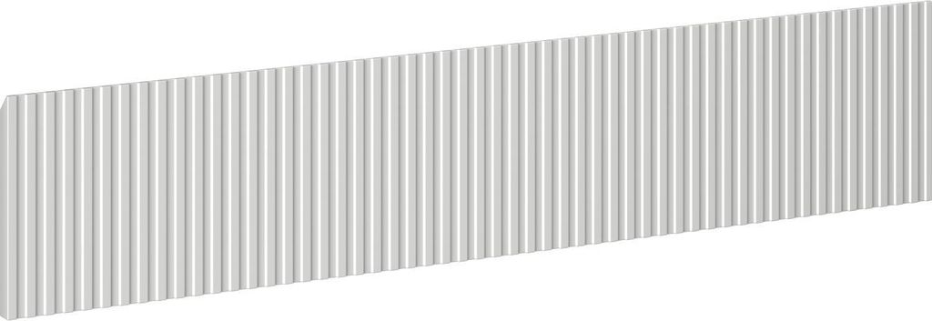 Mexen Rivel Front geriffelt für den Korpus des Badezimmerschranks 90 x 20 cm, graumatt - 91A20-0900-235-1-62