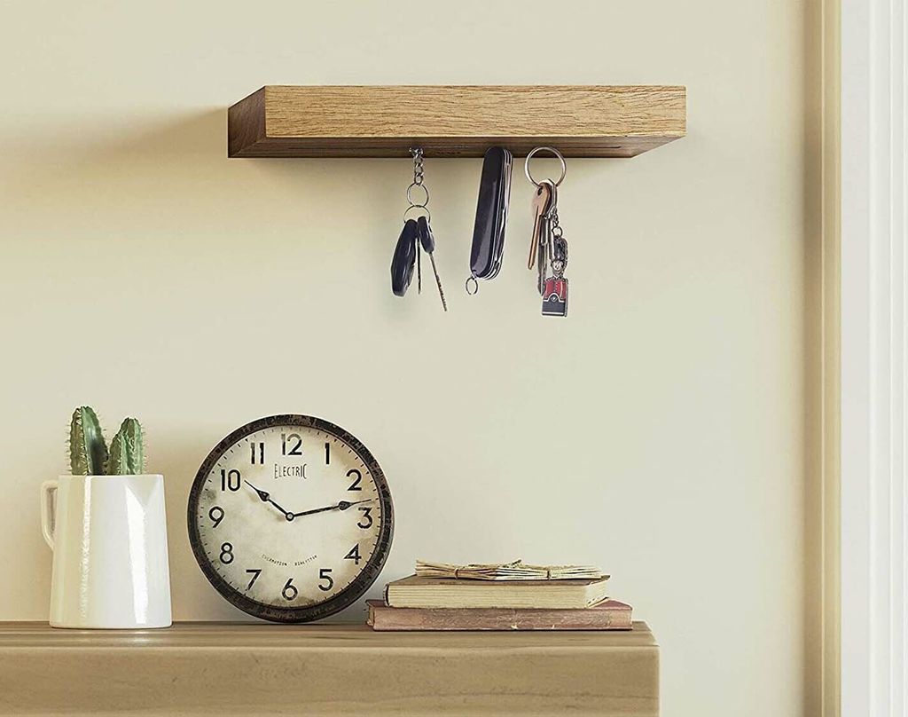 Schlüsselbrett mit Ablage Schlüsselhalter Magnetisch Flur Produktbild 5
