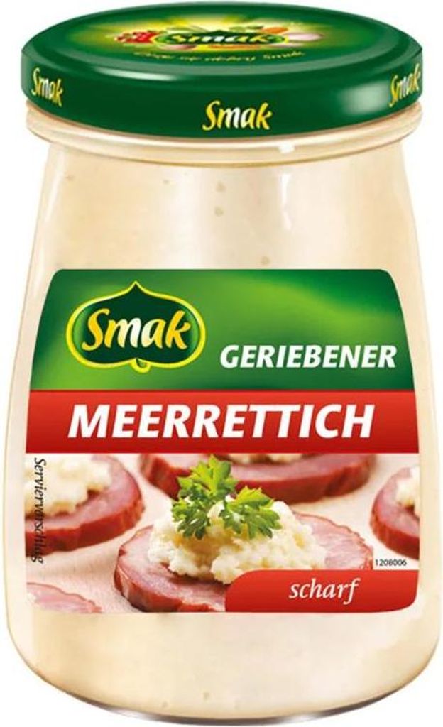 Smak Meerrettich gerieben 175g Produktbild 
