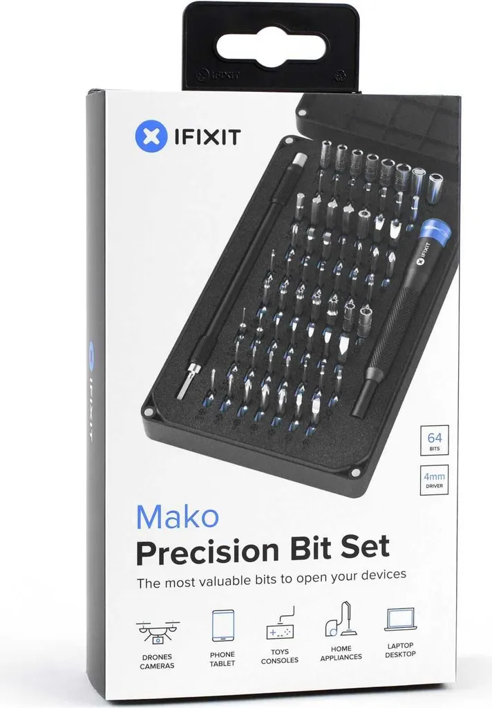 iFixit Mako 64 Bit Kit: Set Cacciaviti Precisione Professionale - 5
