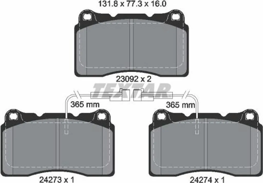 Plaquettes de Frein Textar pour Alfa Romeo 156 : Freinage Sécurisé