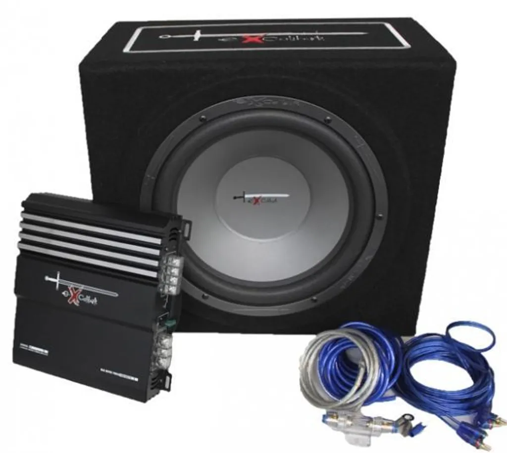 Excalibur X3 Basspack caisson de basse 12 pouces avec ampli auto
