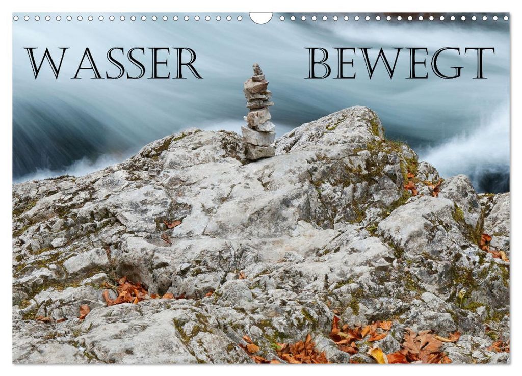 Wasser bewegt - Wasserfälle und Stromschnellen (Wandkalender 2027 DIN A3 quer), CALVENDO Monatskalender