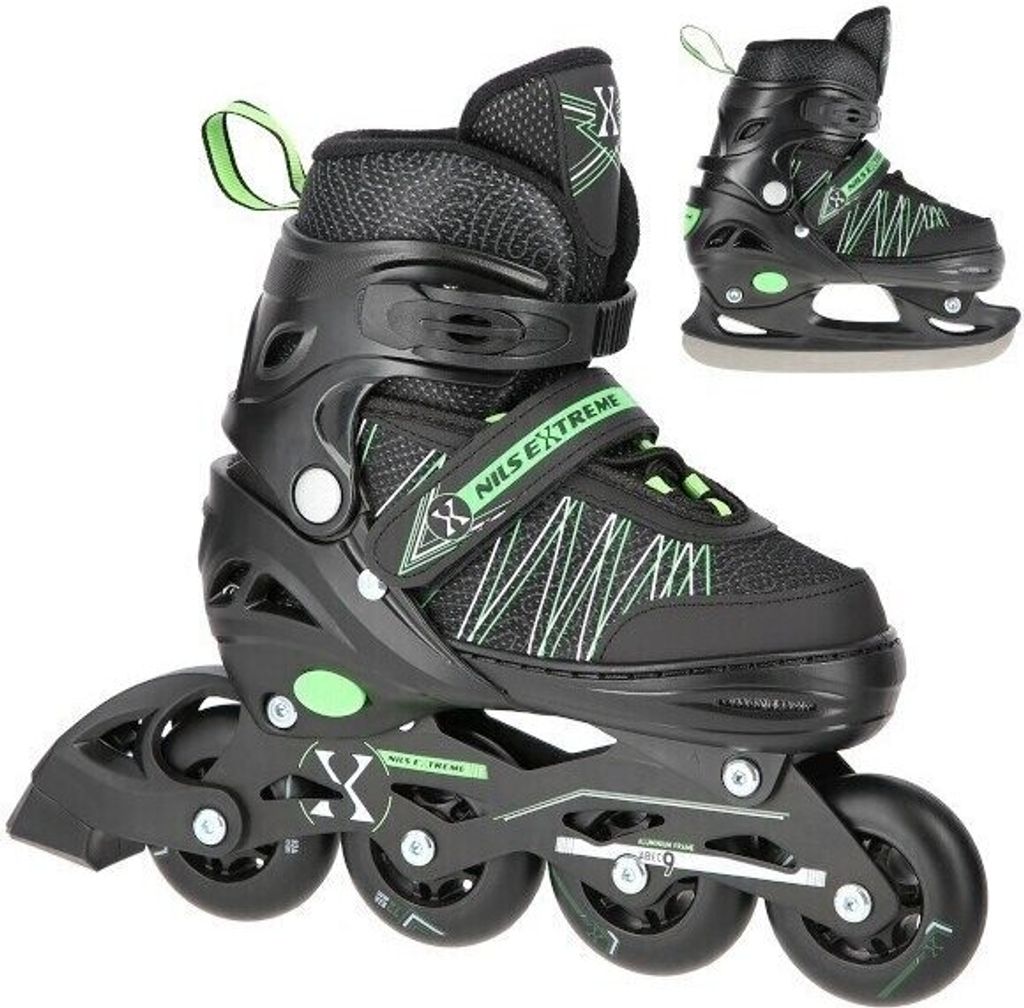 Nils Extreme NH11912 2in1 Green 39-42 Inline-Skates
