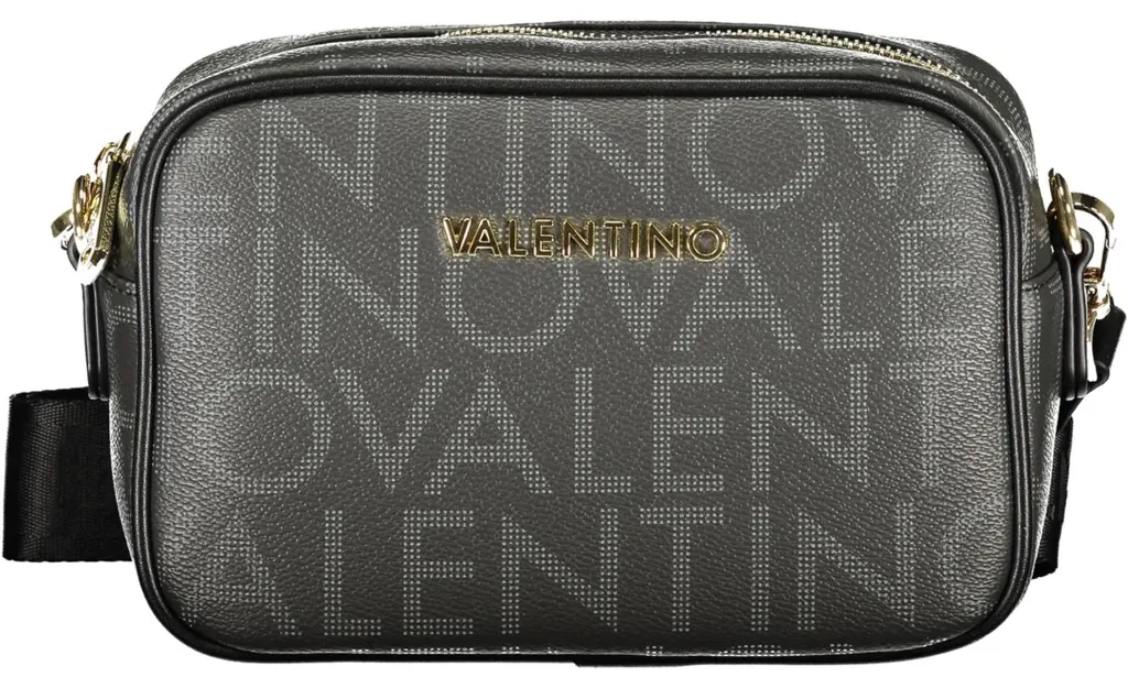 Sac bandoulière femme noir format compact avec sangle modulable et zip 25cm