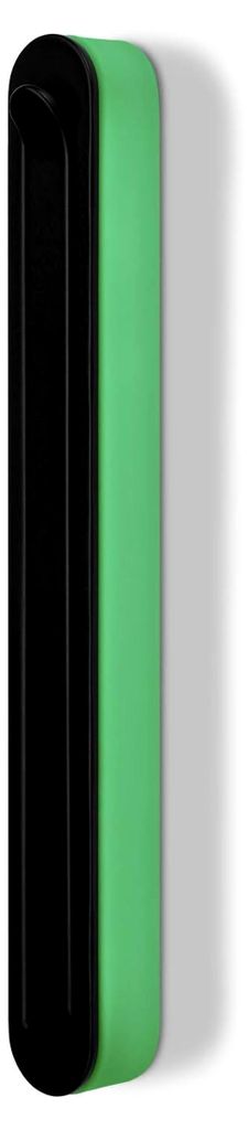 Klapphaken HARZ schwarz/türkis 140 x 16 mm Garderobenhaken