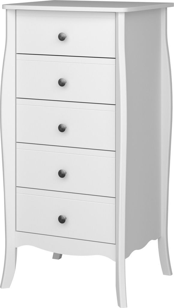 Steens Schrank mit Schubladen Baroque Weiß 5 Schubladen Produktbild 