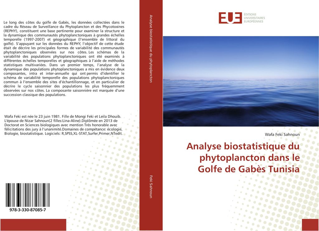 Analyse biostatistique du phytoplancton dans le Golfe de Gabès Tunisia