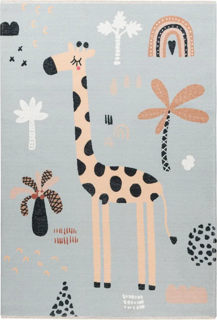Tapis Girafe 115x170 cm My Greta 625 - Fini le Sol Froid dans la Chambre