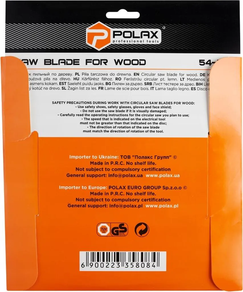 Lama Polax 210x30/25.4mm 60T TCT | Massima Precisione Legno - 4
