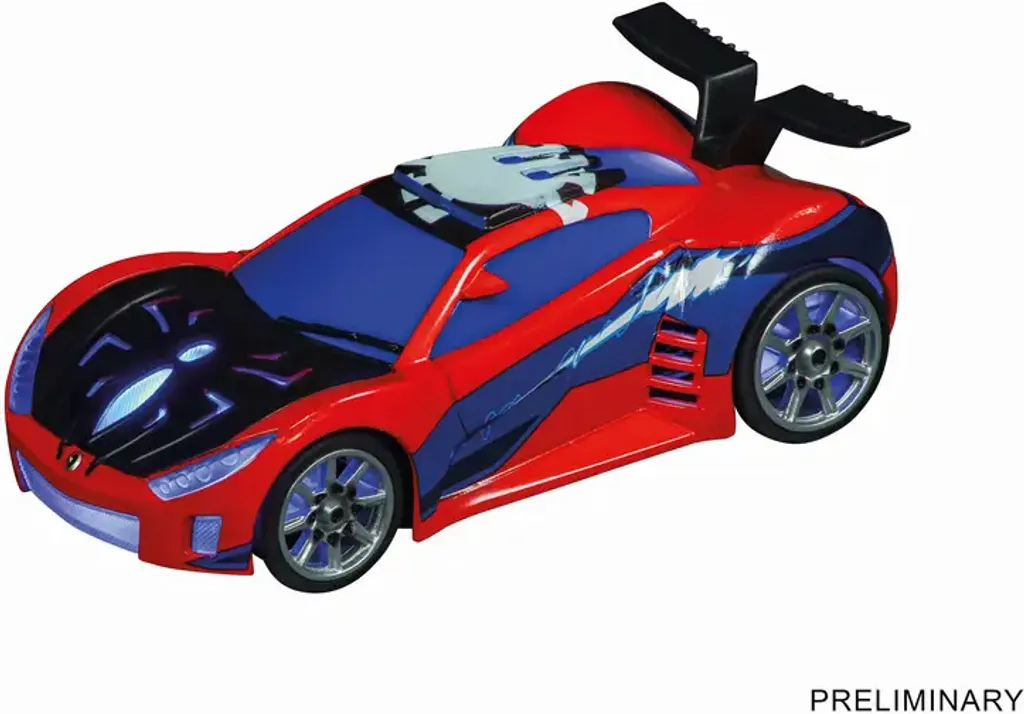 Circuit Électrique Carrera GO Spider-Man Speed Shifter Rouge pour Enfant