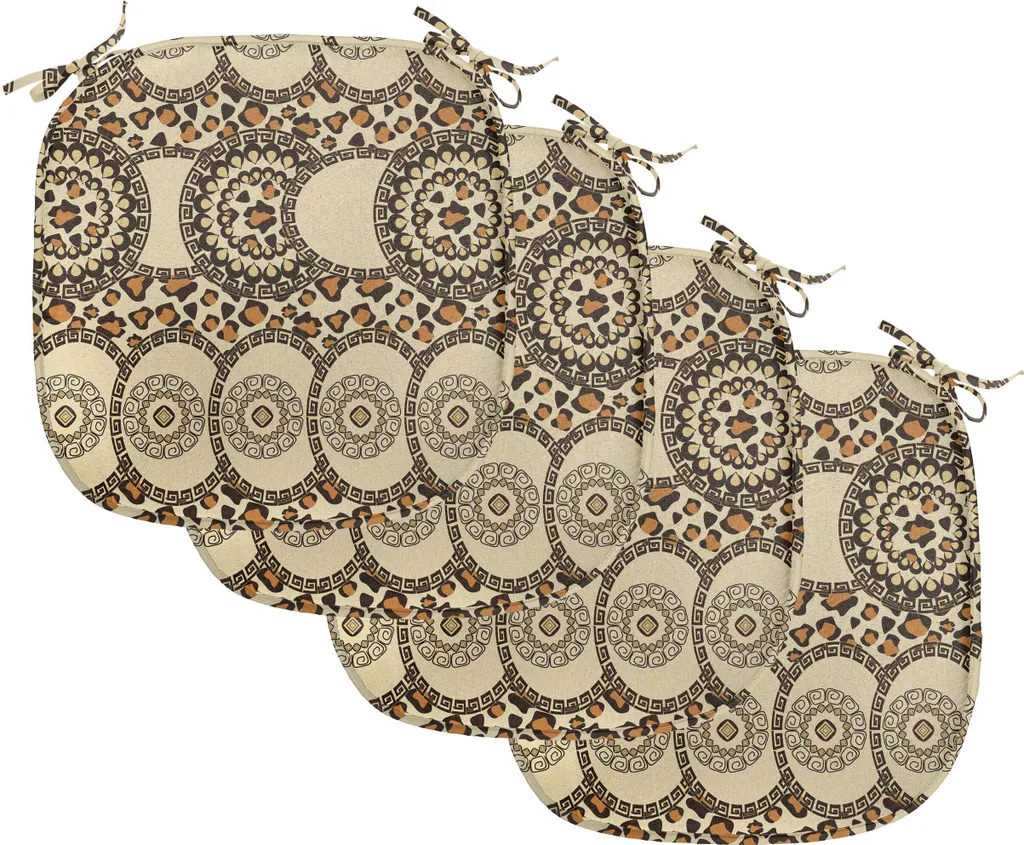 Coussin pour siège de salle à manger 40x40 cm lot de 4 déco jungle
