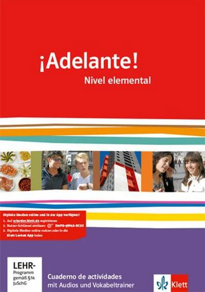¡Adelante Nivel elemental Cahier d'activités Espagnol avec Audio et Lexique
