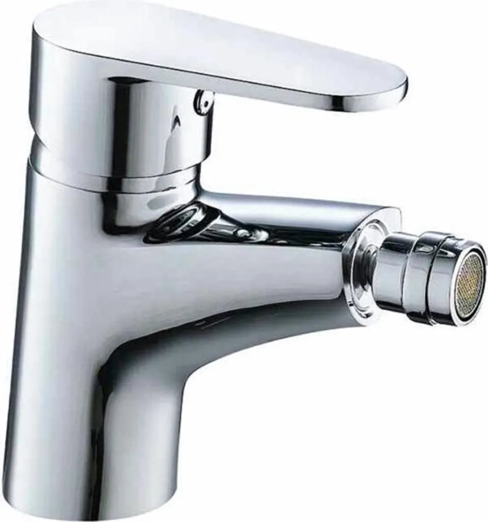Beitz & Walz AQVABASIC I Robinet de bidet chromé avec tirette de vidage