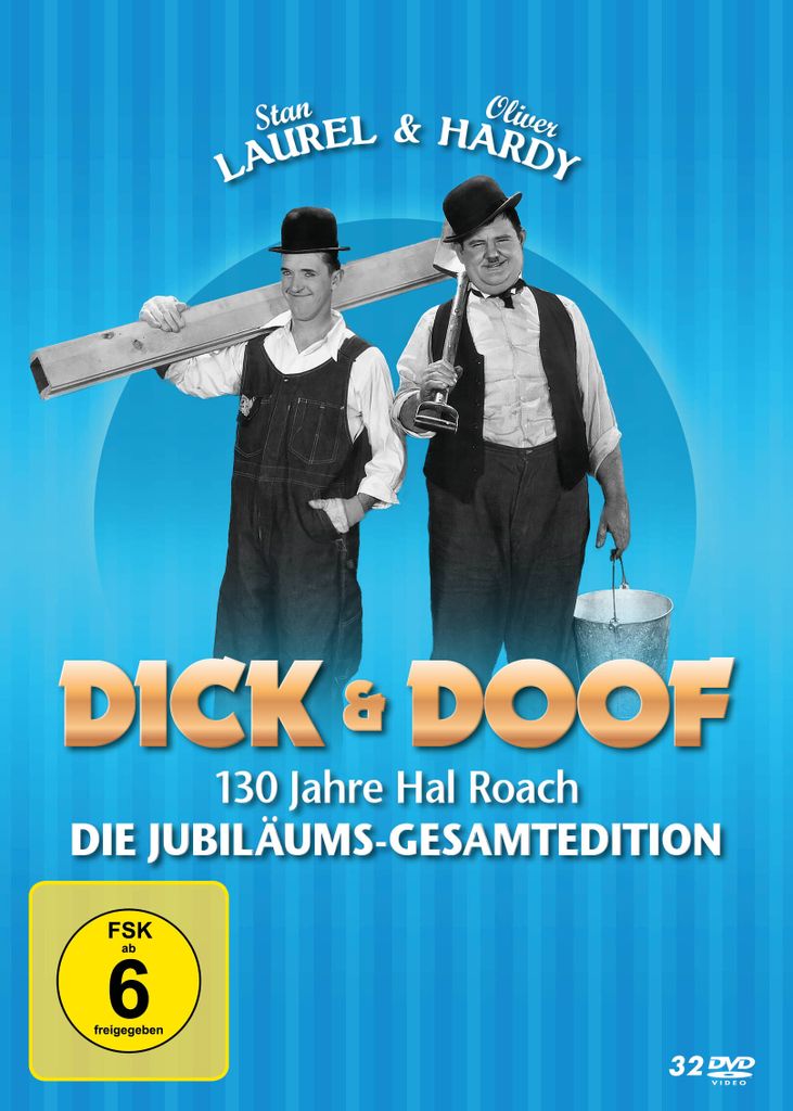 Dick & Doof - 130 Jahre Hal Roach - Die Jubiläums-Gesamtedition (32 DVDs)