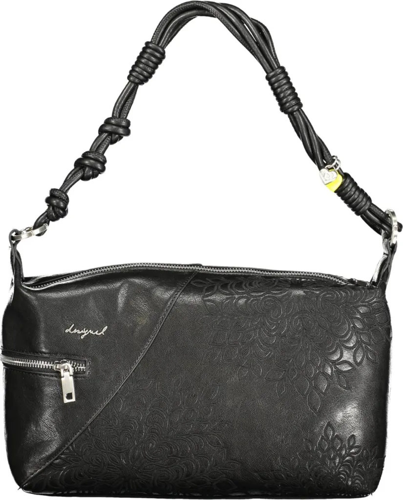 Sac à bandoulière noir imperméable au design moderne et épuré