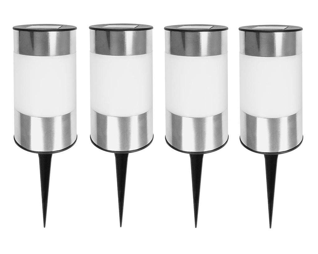 4er Set LED Solarleuchte Solar Leuchten Solarlampe Outdoor Produktbild 