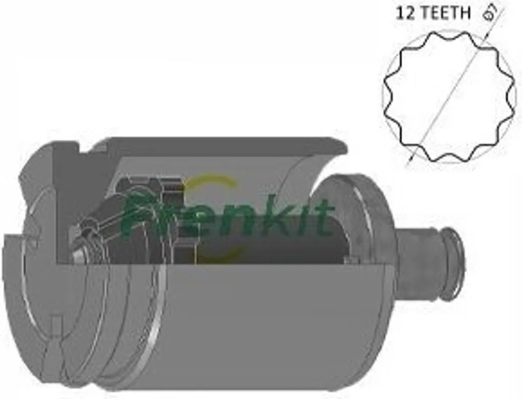 Piston d'étrier de frein arrière 38 mm FRENKIT pour Passat 3C5 Variant