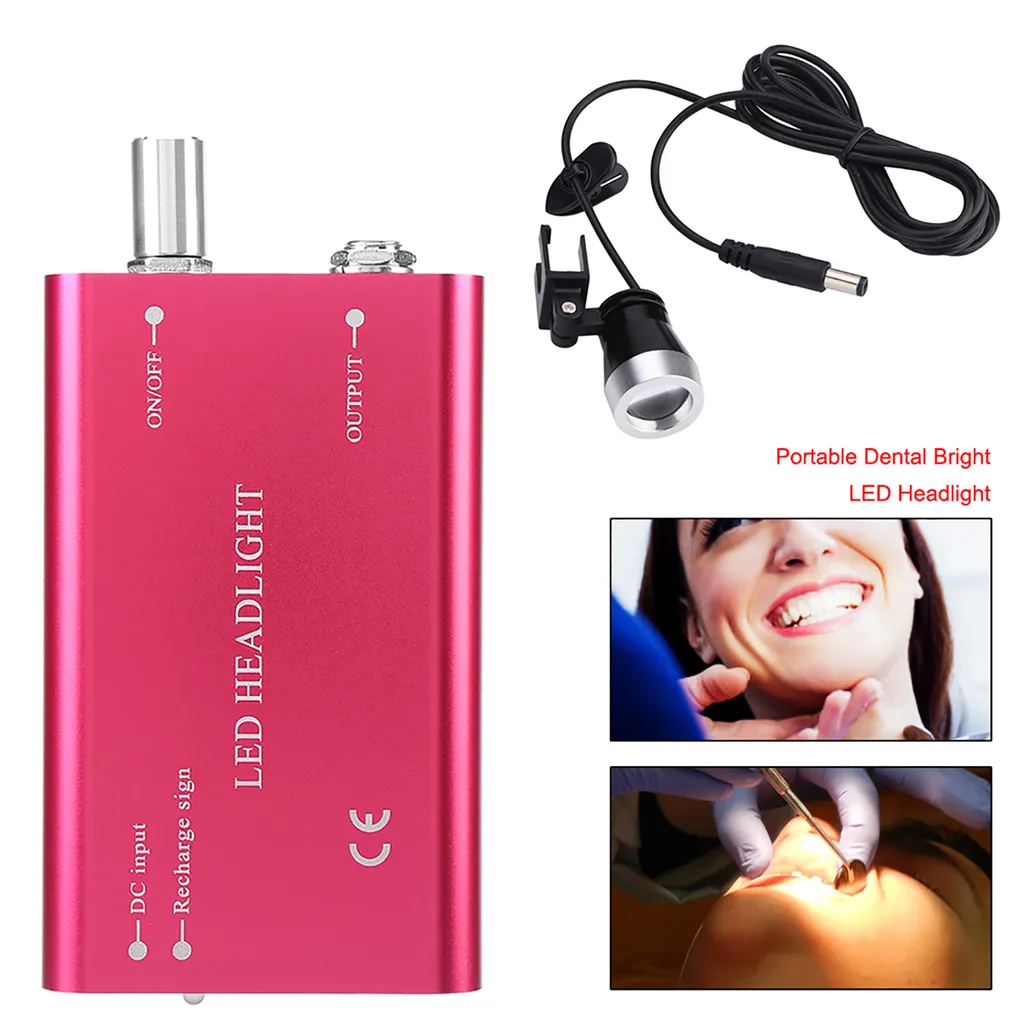 Lampe frontale LED pour loupe dentaire : éclairage portable de précision - 3