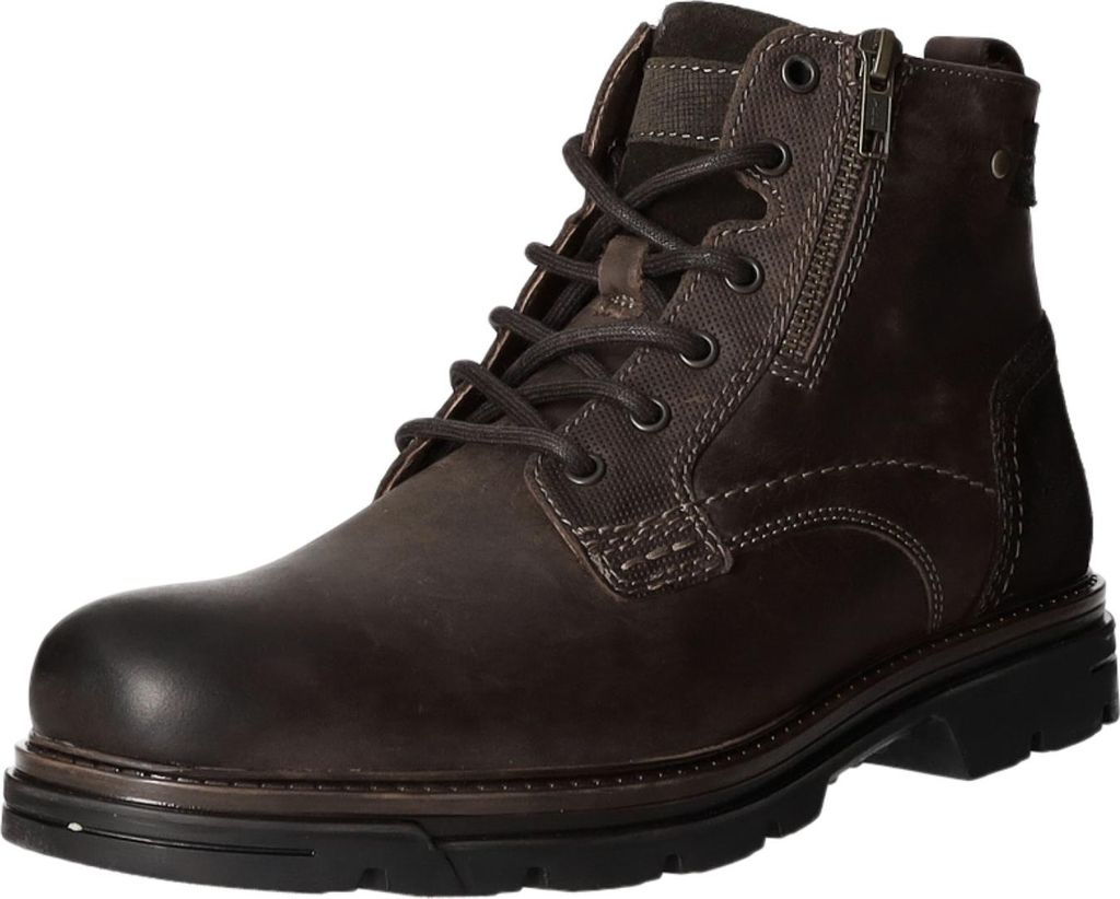 BOXX Herren-Schnürstiefel Dunkel-Braun, Farbe:braun, EU Größe:43