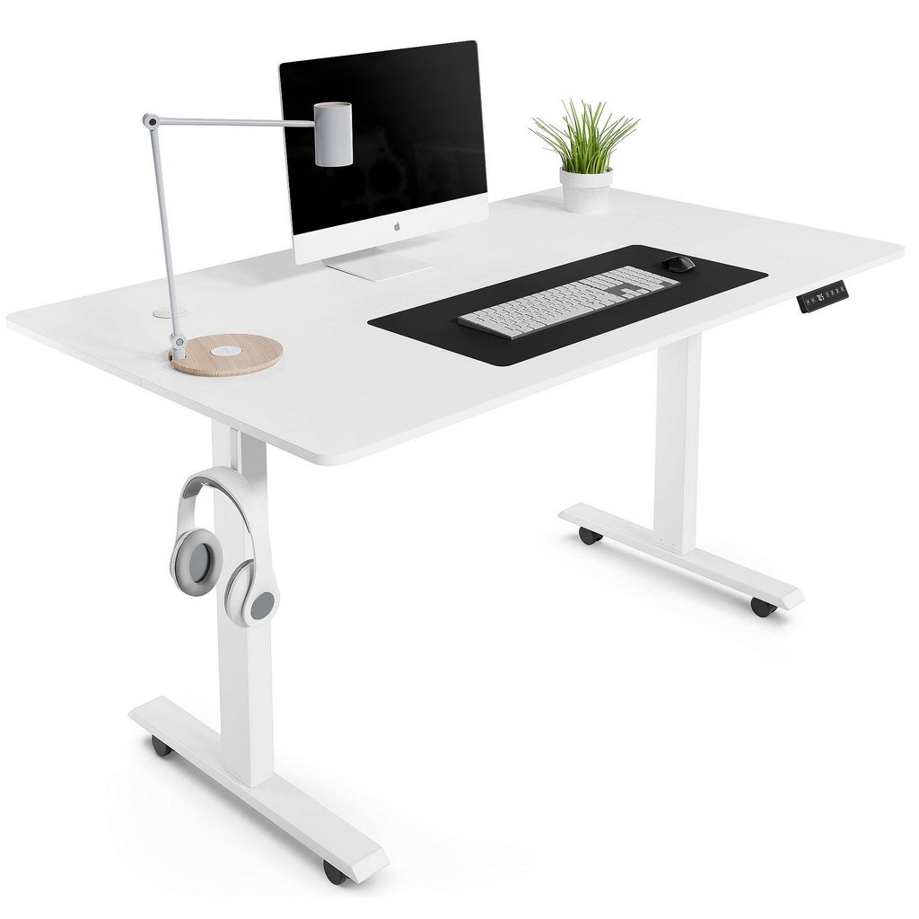 di volio lektrický psací stůl 140x80cm Rapalo bílý Obrázek produktu 