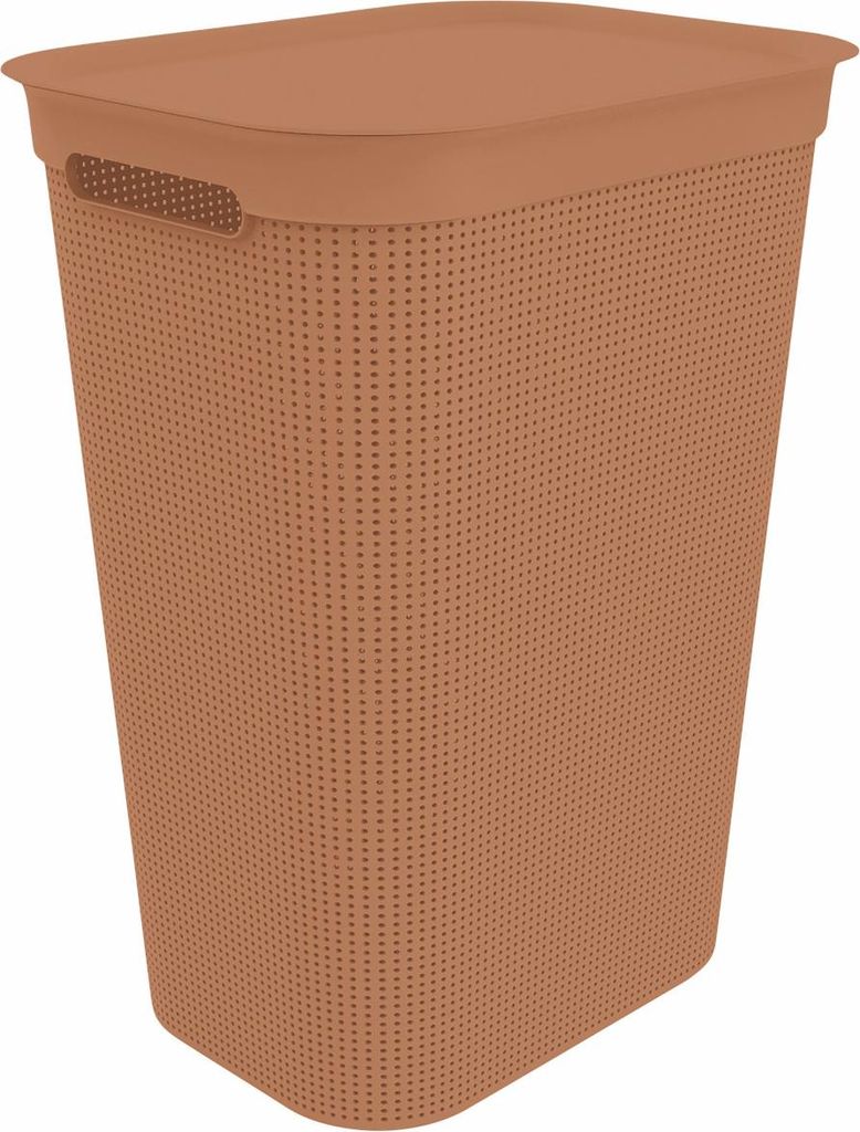 Rotho Wäschesammler Brisen 50 L koralle