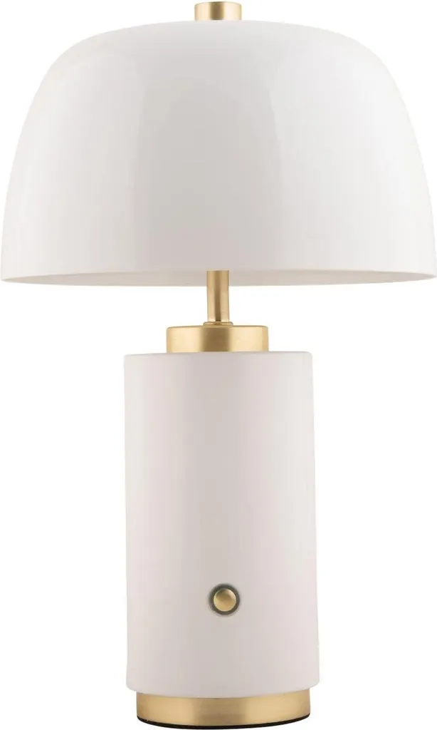 Lampe de chevet sans fil FREYA blanche 18cm pour ambiance douce et cosy