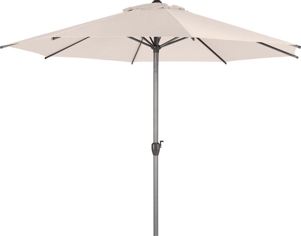 Sonnenschirm gerade rund neigbar loompa weizen 3m - Hespéride