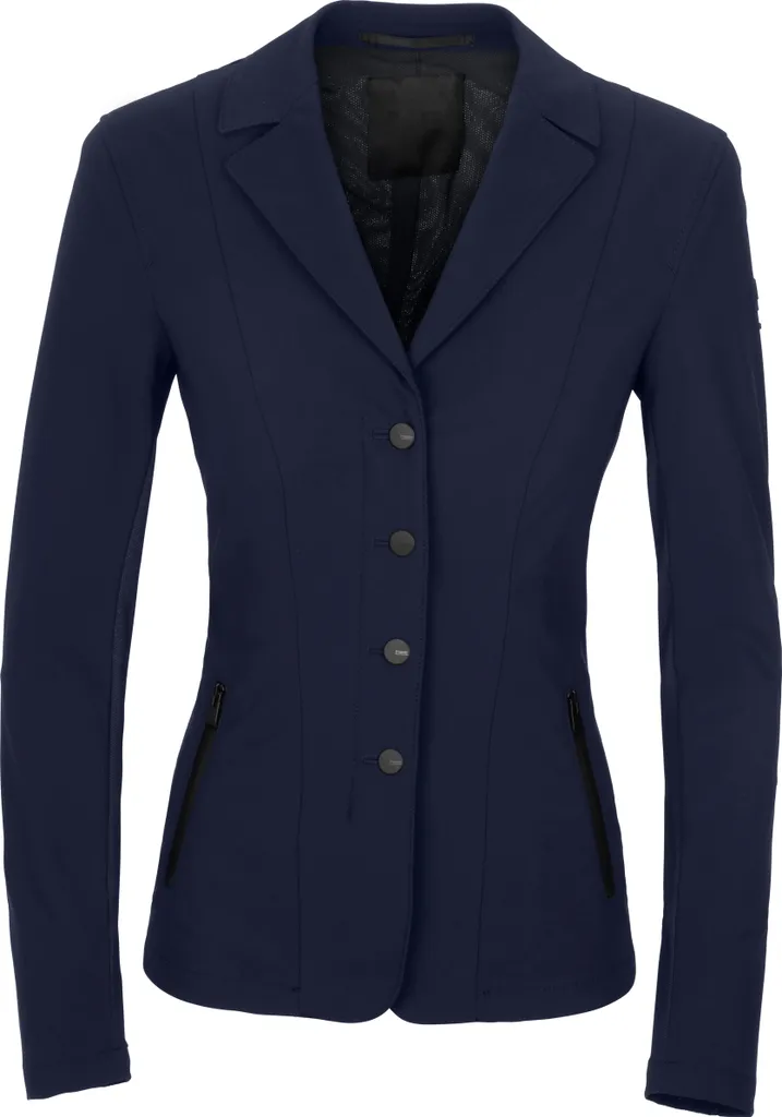 Veste de Concours Équitation Femme Stretch Pikeur Talia en Bleu Nuit