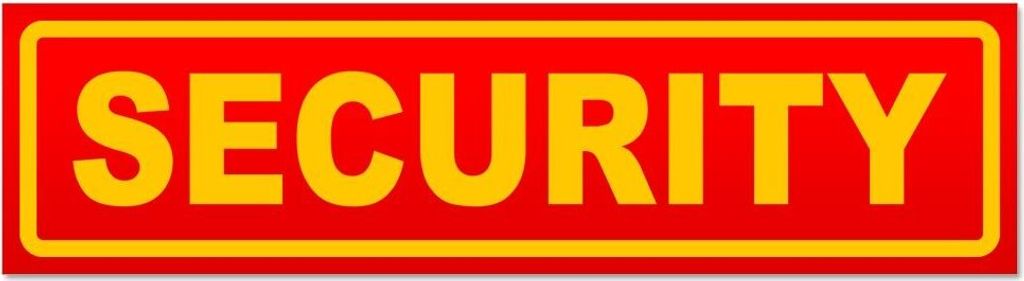 Kiwistar - Autoaufkleber - Rot - 60 x 16 cm - Security - Hinweis Aufkleber Sticker für Auto, Kfz, Fahrrad, PKW, LKW