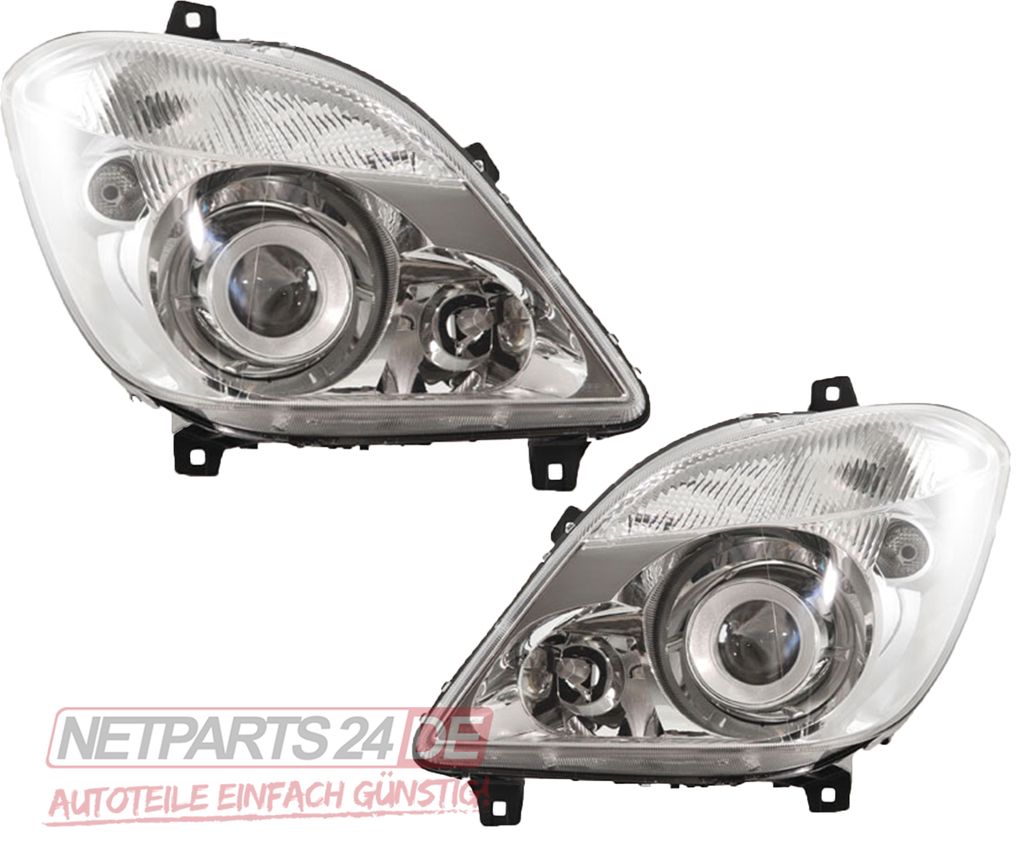 Johns, Scheinwerfer Xenon passend für Mercedes Sprinter 906 D1S H7 Links Rechts ab 06- 9068200961 9068201061