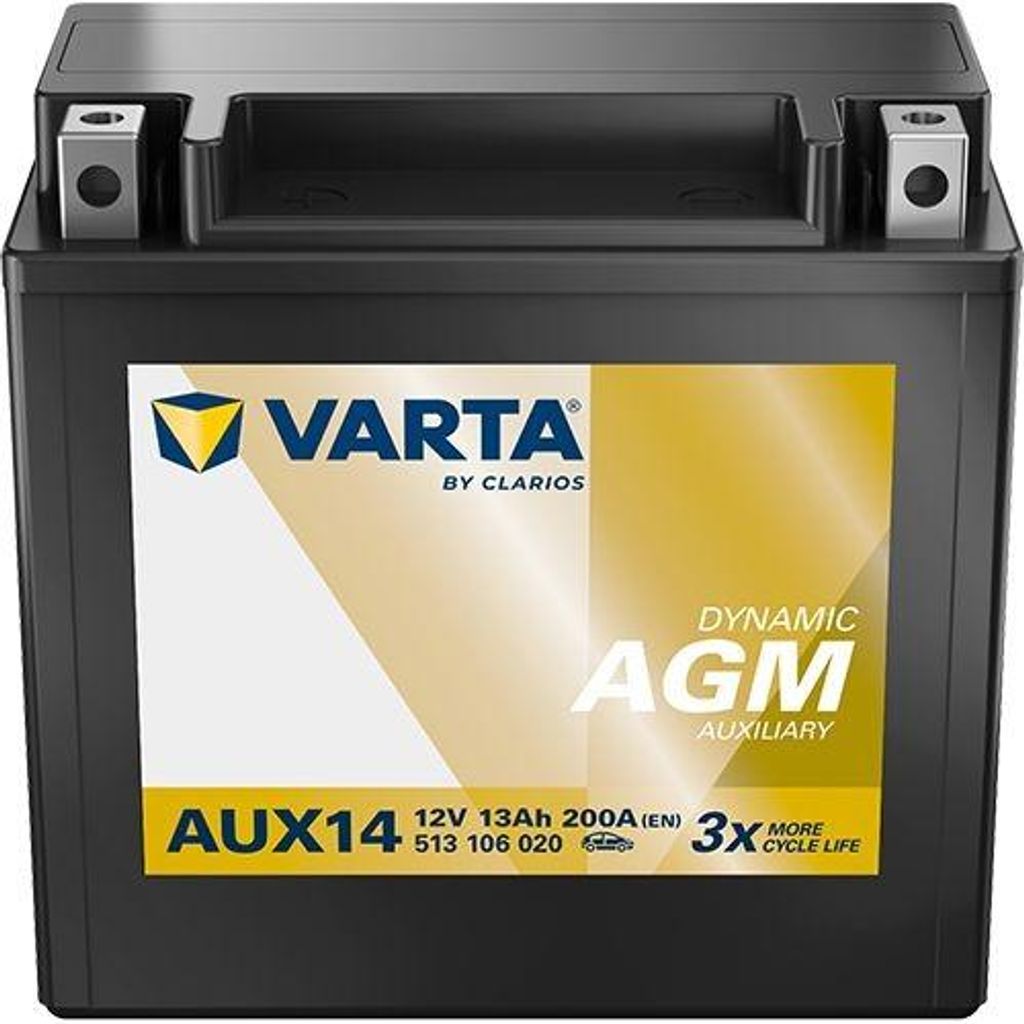 VARTA Dynamic AUX AUX14 Starterbatterie 12V 13Ah 200A/EN Image du produit 