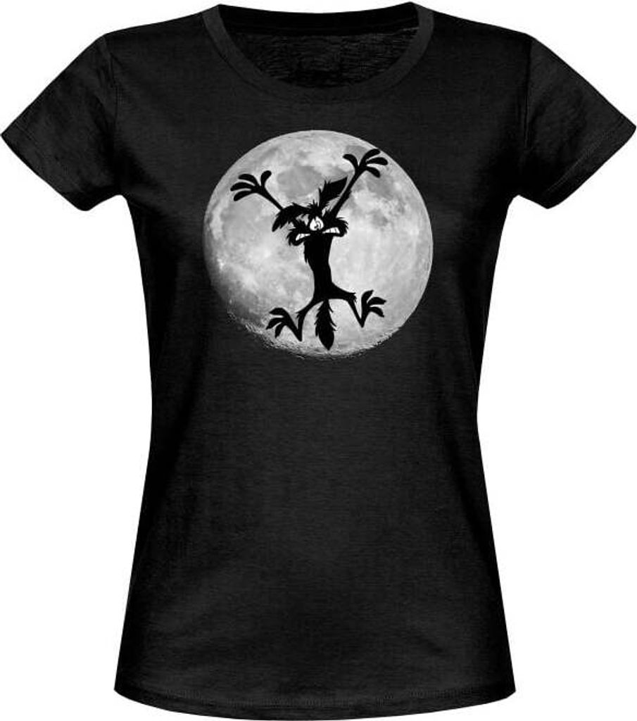 Looney Tunes T-Shirt Damen Moon Jump schwarz XL