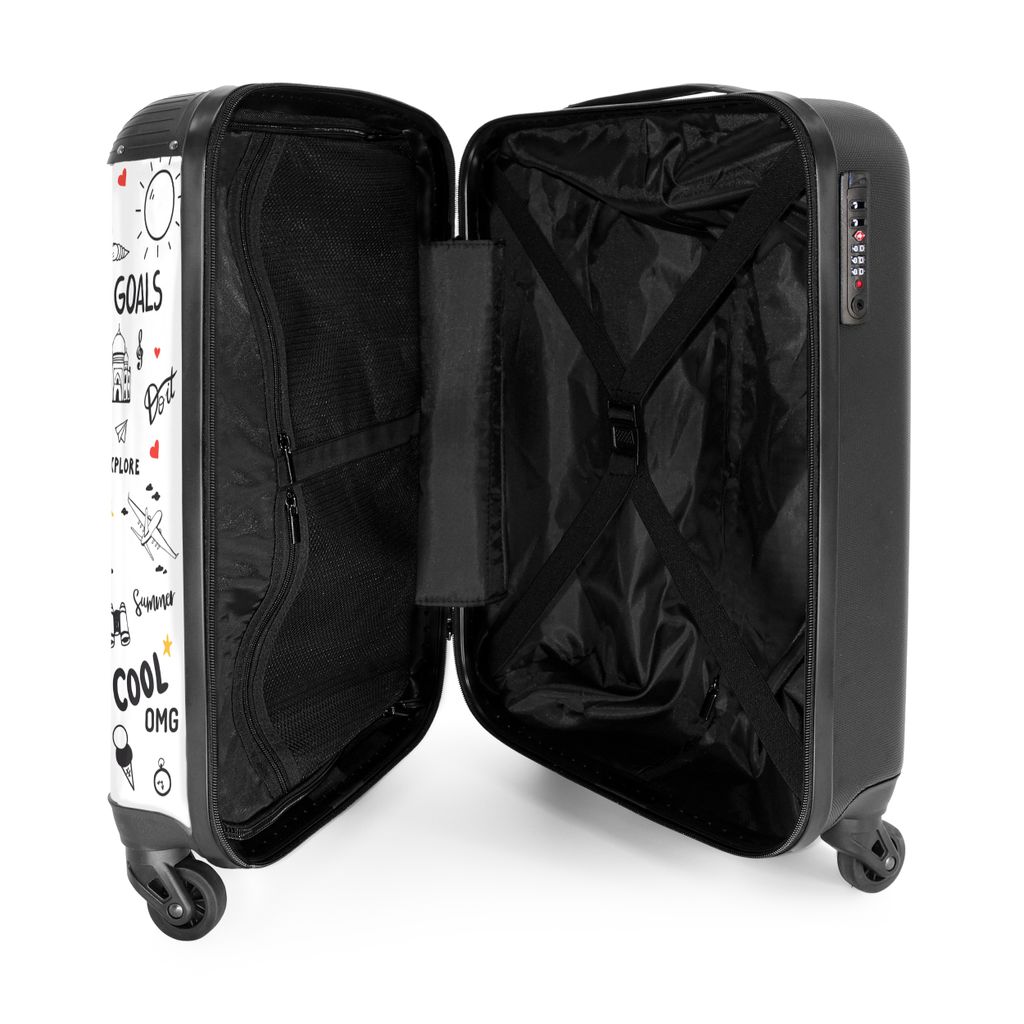 NoBoringSuitcases.com Kufor na príručnú batožinu z tvrdej Obrázok produktu 4