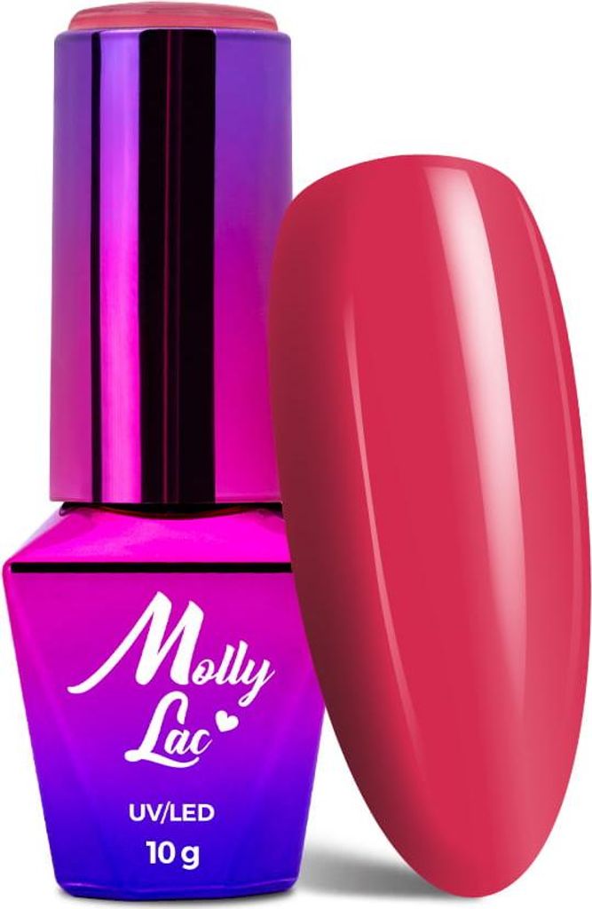 MollyLac Flamingo Strawberry Hybrid Nagellack 10 g Nr. 147