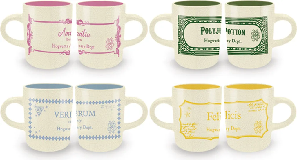 Set cadeau Harry Potter Potions - 4 tasses à espresso en céramique