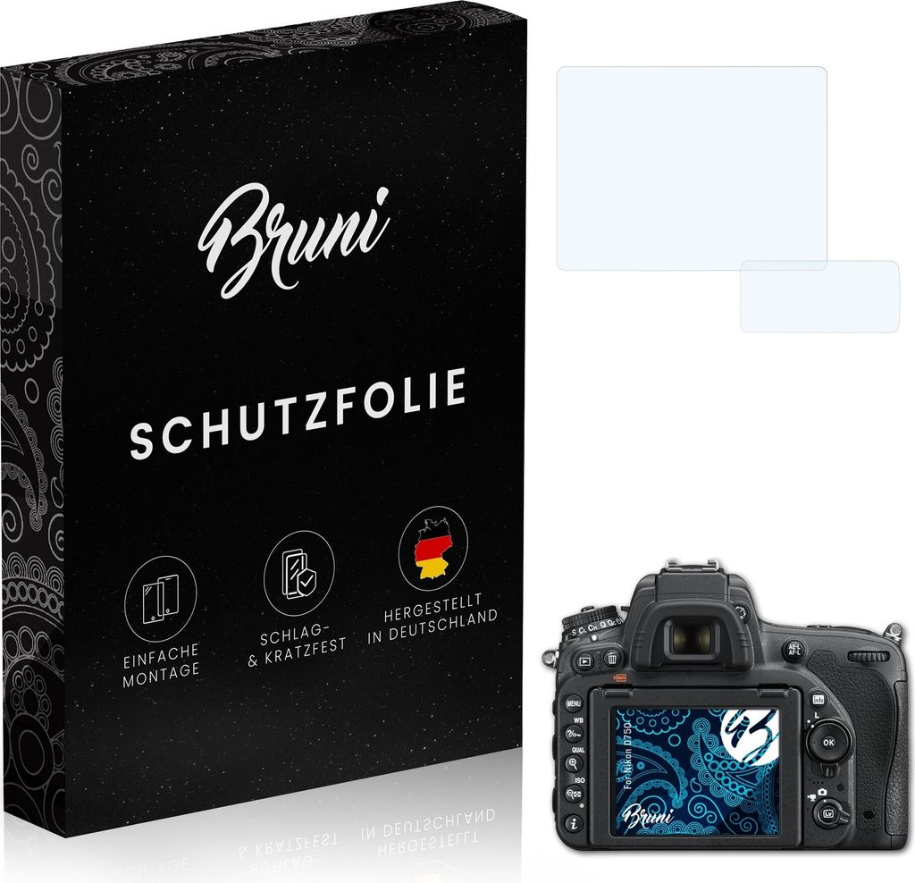atFoliX 4054274741035, Transparent, Nikon, D750, Klare Bildschirmschutzfolie, Kratzresistent, Glänzend