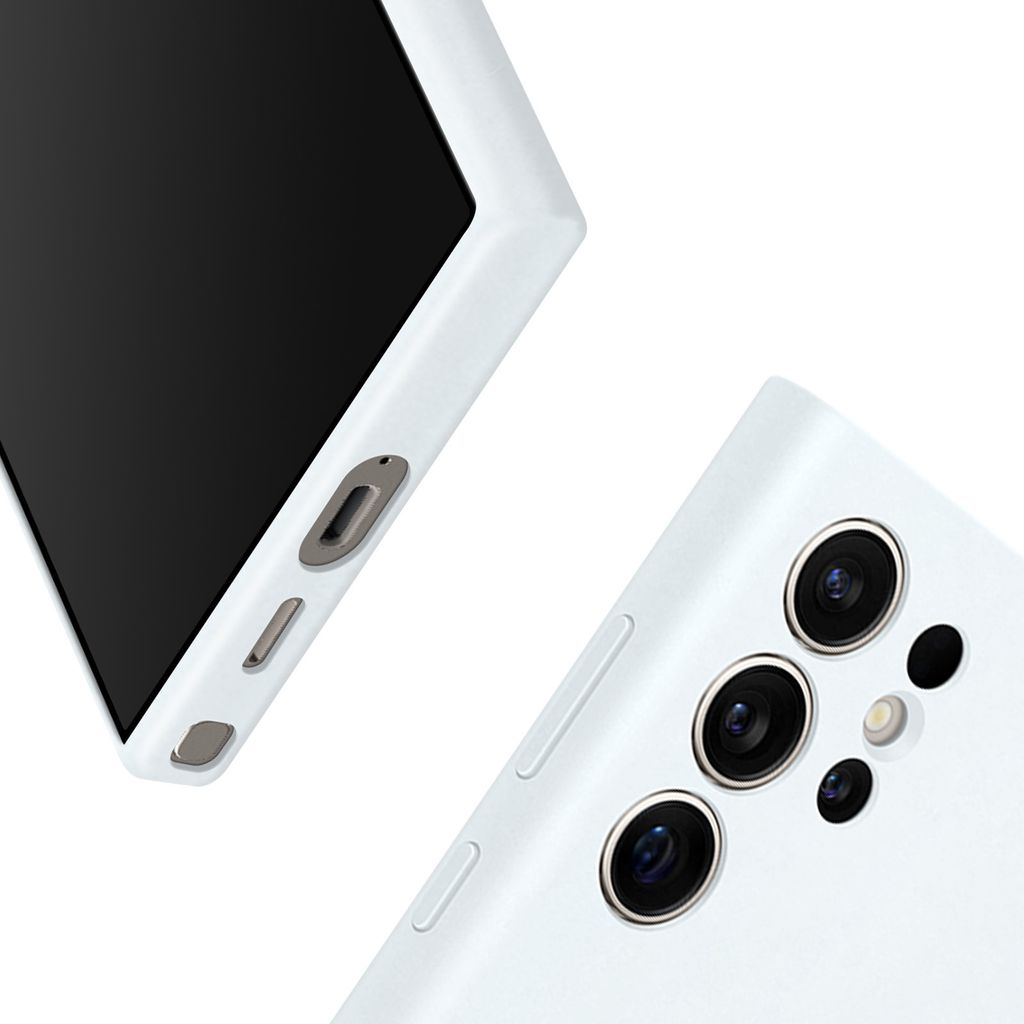 Samsung Silicone Cover Galaxy S24 Ultra White Produktbild 3