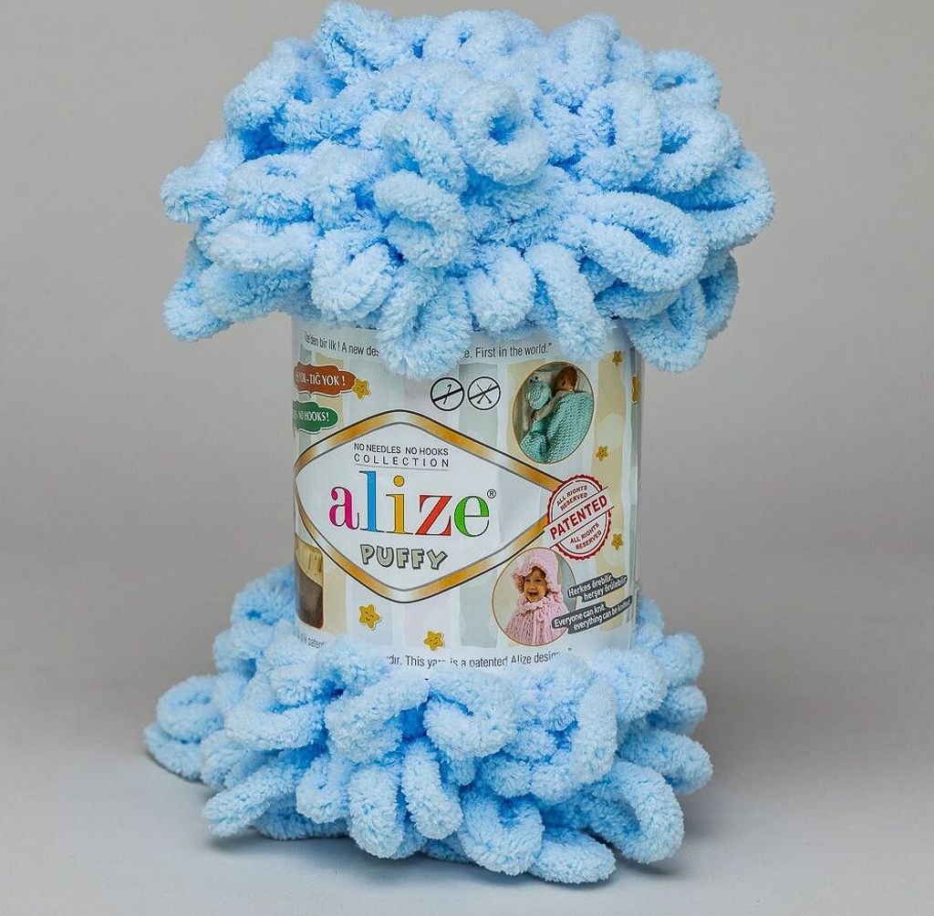 Alize Puffy (100g/9m) 183 hellblau Obrázek produktu 3