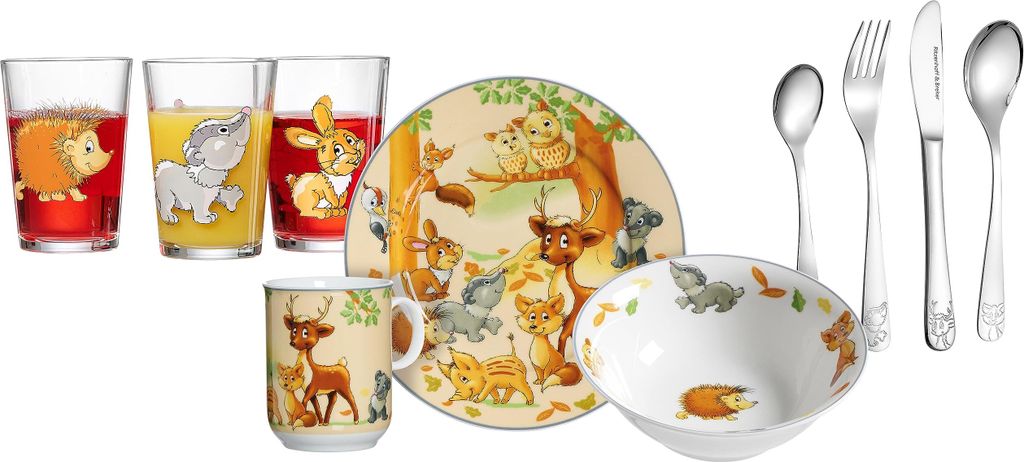 Ritzenhoff & Breker 318951, Mehrfarbig, Glas, Porzellan, Edelstahl, 1 Stück(e), 1 Stück(e), 1 Becken, 0,45 l