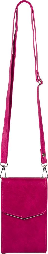 styleBREAKER Mini Umhängetasche mit V-Klappe und Metall Detail | kleine Handytasche zum Umhängen | elegante Crossbody Bag mit Kartenfächern für...